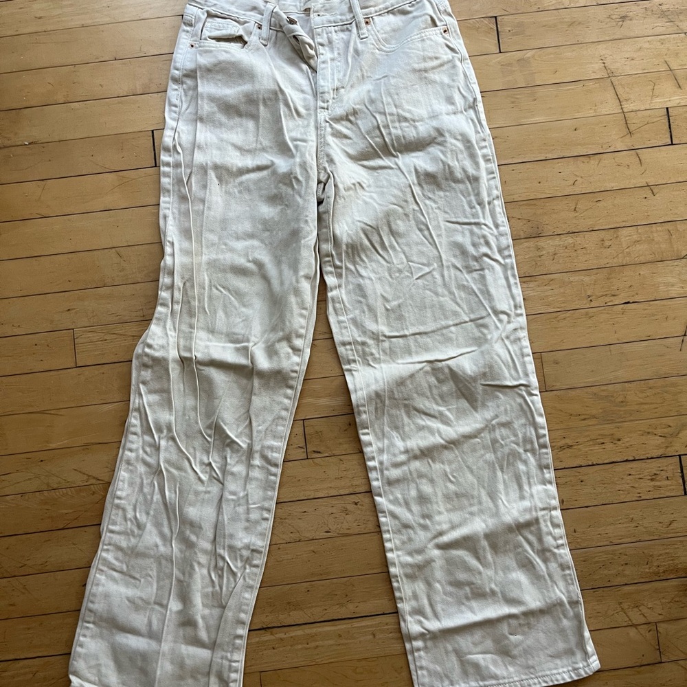 Universal Thread Cream Flare & Wide Leg Jeans